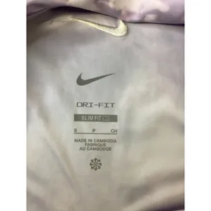 Nike‎ Womens Dri-FIT Golf Polo Sleeveless Purple Abstract Slim Fit FZ6891-533 S thumbnail 3