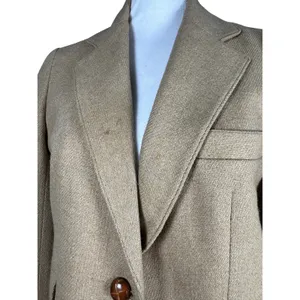 Vintage ‘90s Londonderry by Peabody Tan Wool Blend Single Breasted Blazer thumbnail 4