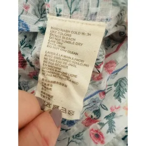Anthropologie‎ Let Me Be Bandana Button Down Top Womens 6 Patchwork Hippie Boho thumbnail 9