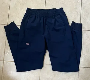 Koi Dark Blue Cuffed Scrub Pants Size undefined thumbnail 1