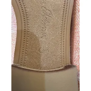 Sam Edelman Women‎ Loraine Loafers Shoes Pink Metallic Linen Size 6.5 Equestrian thumbnail 11