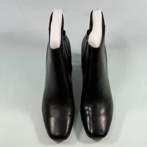 Bella Vita Size-12M Womens Wilma Square Toe Ankle Boot‎ - Black Leather thumbnail 9