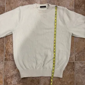 Brandy Melville Cream Oversized Crewneck Sweater thumbnail 4
