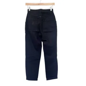 Aritzia Wilfred Free Black Straight Leg Button Fly Canvas Pants Jeans Sz 0 thumbnail 6