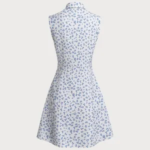 RIHOAS Blue Floral Pocket Sleeveless Mini Dress S thumbnail 6