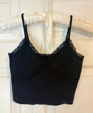 aeropostale black tank top thumbnail 1