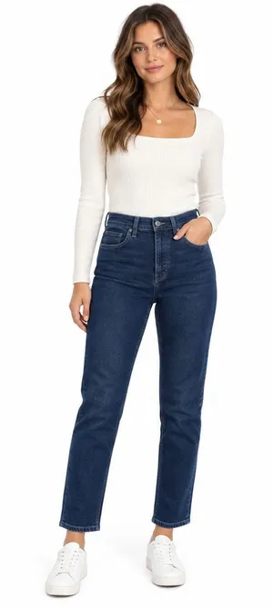 RE/DONE Womens Jeans Size 27 High Rise Preppy Button Fly Slim Fit Denim thumbnail 1