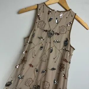 NWT Altar’d State Embellished Jewel Beaded Swing Dress Sz Small Mini Mesh Tulle thumbnail 14