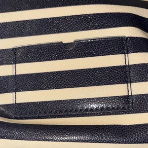 Kate Spade Cedar Street stripped Harmony tote bag in off shore blue and ivory thumbnail 4