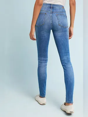 Anthropologie Pilcro & The Letterpress Mid Rise Skinny Jeans Size 26 Medium Wash thumbnail 4