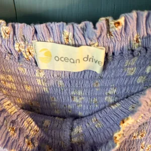 Ocean Drive Purple / White Floral Jumpsuit, M thumbnail 3