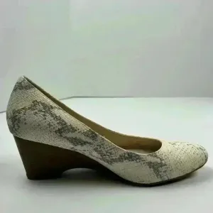 COLE HAAN The Go-to Wedge Chalk Python Snake  Print- Size 8.5‎ thumbnail 5