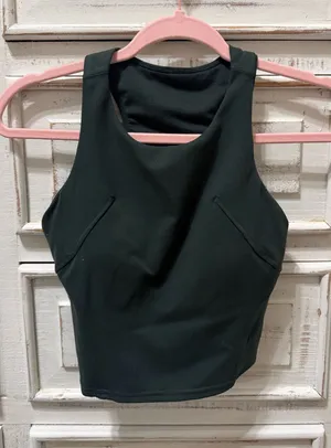 Lululemon green tank top #yoga #athleisure thumbnail 1
