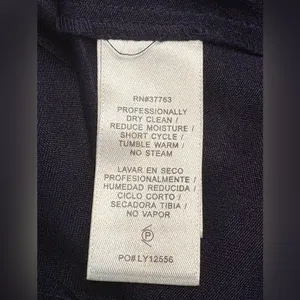 $125 LAUNDRY BY SHELLI SEGAL Navy Blue Tulip Tiered Sleeveless Cocktail Dress 4 thumbnail 8
