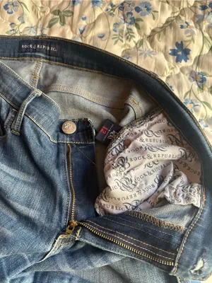 Rock & Republic Blue Denim Jeans thumbnail 5
