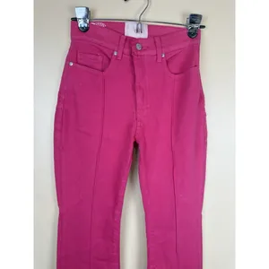 Revice Denim Venus Flares Star Butt High Rise Jeans Pink Fuchsia Size 26 Retro Y2K thumbnail 2
