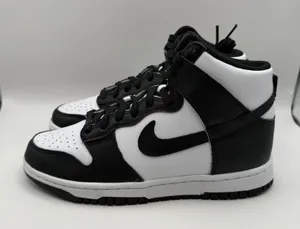 Nike Dunk High Retro Panda Black White Women's‎ Sz 8 Men 6.5 Sneakers DD1399-105 thumbnail 1