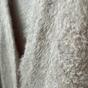 Stitch Fix Skies Are Blue Soft Shaggy Chunky Cardigan Ivory L thumbnail 3