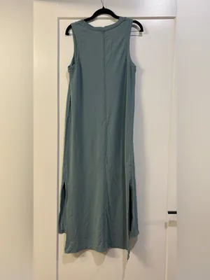 Lululemon All Yours Tank Maxi Dress in Tidewater Teal Size 6 thumbnail 5