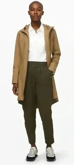 Lululemon Army Green Essential High-Rise Trouser size 4 thumbnail 1