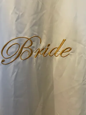 Bridal Robe White Size XL thumbnail 3