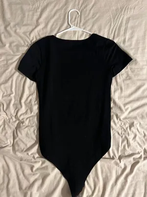 Black short sleeve bodysuit Size M thumbnail 2