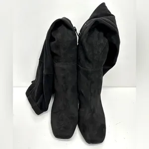 Over the Knee Boots Womens Square Toe‎ Block Heel Size 6 thumbnail 5