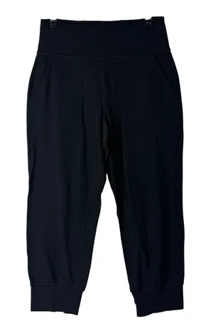 Lululemon Align‎ Black High Rise Crop Jogger Pants 6 thumbnail 1