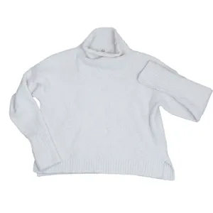 UGG Turtleneck Sweater Womens Large Cream Teddy Knit Plush‎ Cozy Drop Shoulder L thumbnail 2