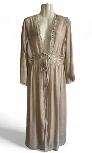 Rebellion Taupe Women's Robe thumbnail 1