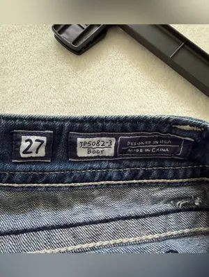 Miss Me Bootcut Jeans Size 27 Embellished Flap Pocket Y2K Denim thumbnail 11