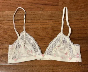 Forever 21 NWOT Lace-Trim Ditsy Floral Bralette - small thumbnail 3