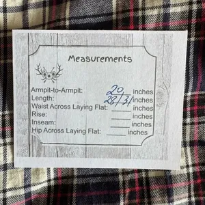 Altar’d State Shirt Button Front Blue Plaid Flannel Mixed Media Lace SZ L #2315 thumbnail 11