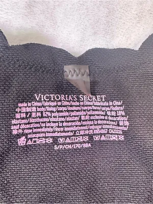Victoria's Secret Black Scalloped Swim Top thumbnail 6