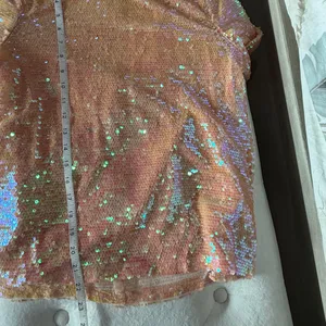 Endless Rose shirt sequined pink and peach new with tags thumbnail 12