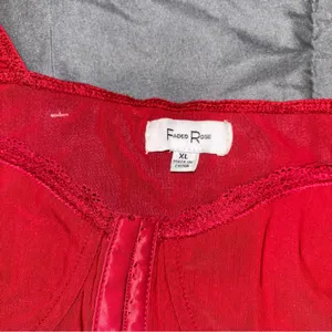 Urban Outfitters Red Lace Corset thumbnail 2