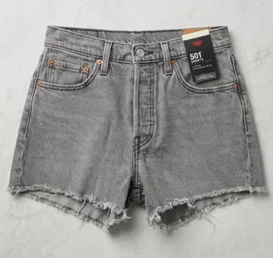 NWT Levi’s 501 High Rise Denim Shorts - Grey / Size 27 thumbnail 1
