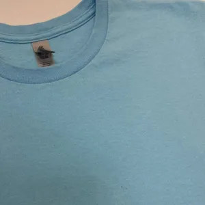 Gildan Light Blue Crewneck Tee | Oversized Cotton T-Shirt Women’s Size Large thumbnail 6