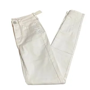 SO Ultimate Jegging High Rise White Skinny Pants Size 0 thumbnail 1