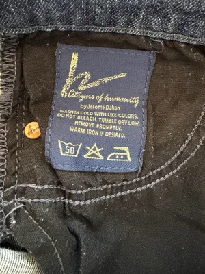 Vintage Citizens of Humanity Jeans Low Rise Bootcut made in USA size 28 thumbnail 4