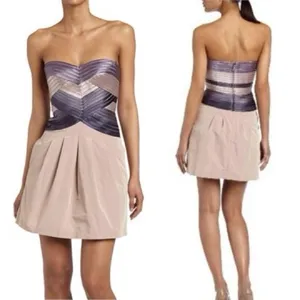 BCBG Maxazria Hana Strapless Corset Top Dress thumbnail 2