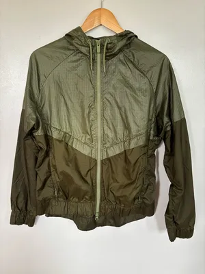 Nike | Women's Two Tone Wind Breaker Forest Green thumbnail 1