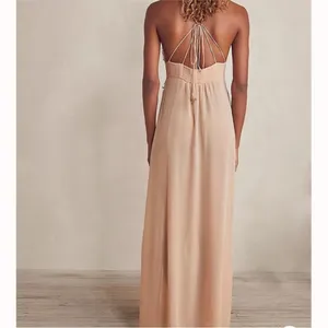 Free People “Current Obsession Maxi Slip” Dress - Pink Sand Dune thumbnail 3