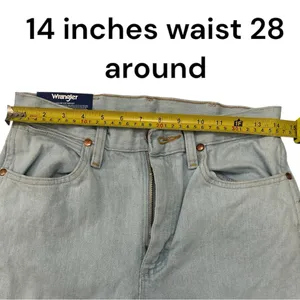 Wrangler Cowboy Cut Jeans 14MWZ Slim Fit Tapered Leg – 3x32 Light Wash – NWT thumbnail 6