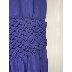 MAEVE ANTHROPOLOGIE Yuma Navy V-Neck Crisscross Back Maxi Dress Size 12 thumbnail 5