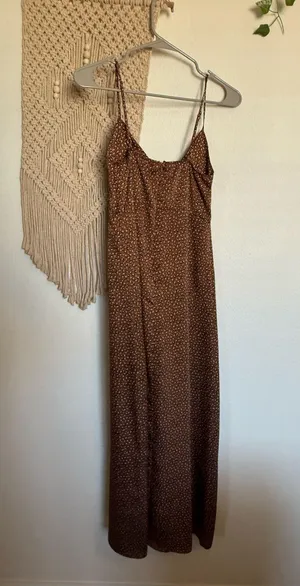 Cheetah maxi dress Brown thumbnail 3
