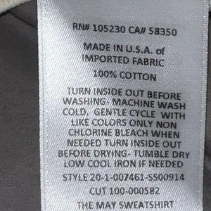 Current/Elliott Womens Top Electric Crewneck Graphic Sweatshirt‎ Size 0 Ivory thumbnail 9