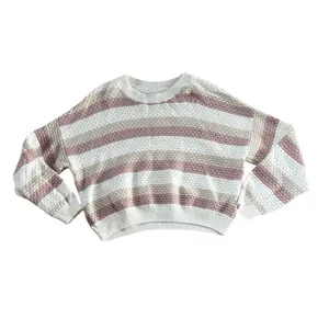 Hollister Size Small Pink and White Striped Sweater. thumbnail 2