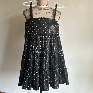 ZARA Polka Dot Sequined Babydoll Dress Size XS NWT thumbnail 3