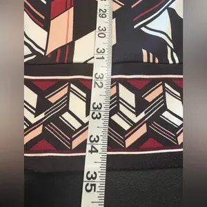 White House Black Market Long Sleeve Geometric Dress - size M thumbnail 13